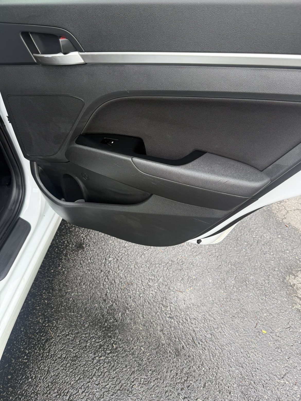Detailed interior door panel